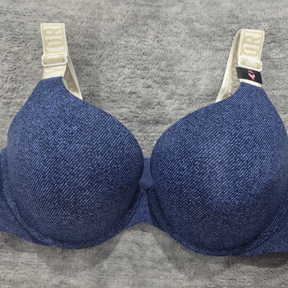 Victoria's Secret Navy Blue T-shirt Bra